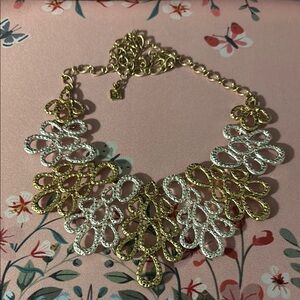 Park Lane Gold and Silver Filigree Necklace